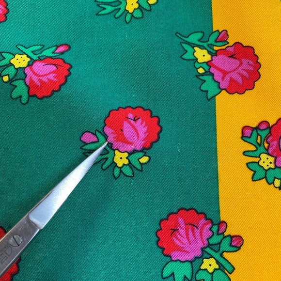 Colorful Floral Long Skirt Tassel Hem Trim Elastic Waist. Girls Sz 16/Women’s S - Picture 8 of 12